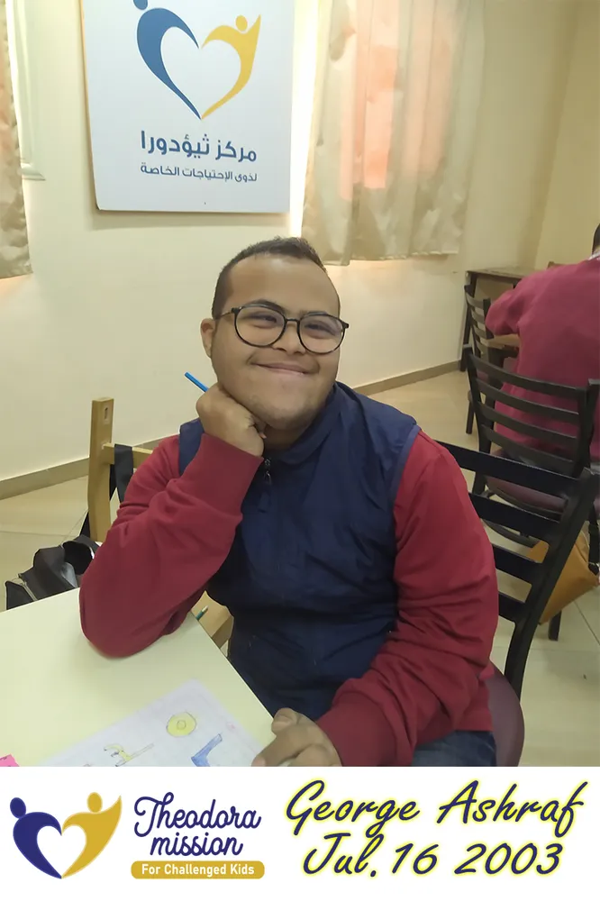 George Ashraf — child sponsored by Theodora Mission