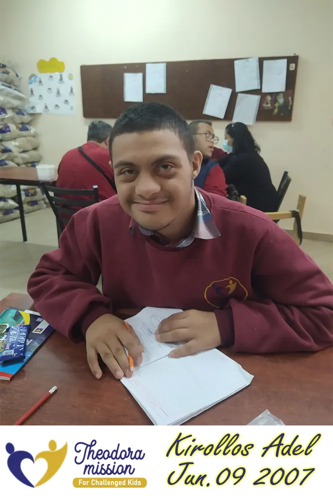 Kirollos Adel — child sponsored by Theodora Mission